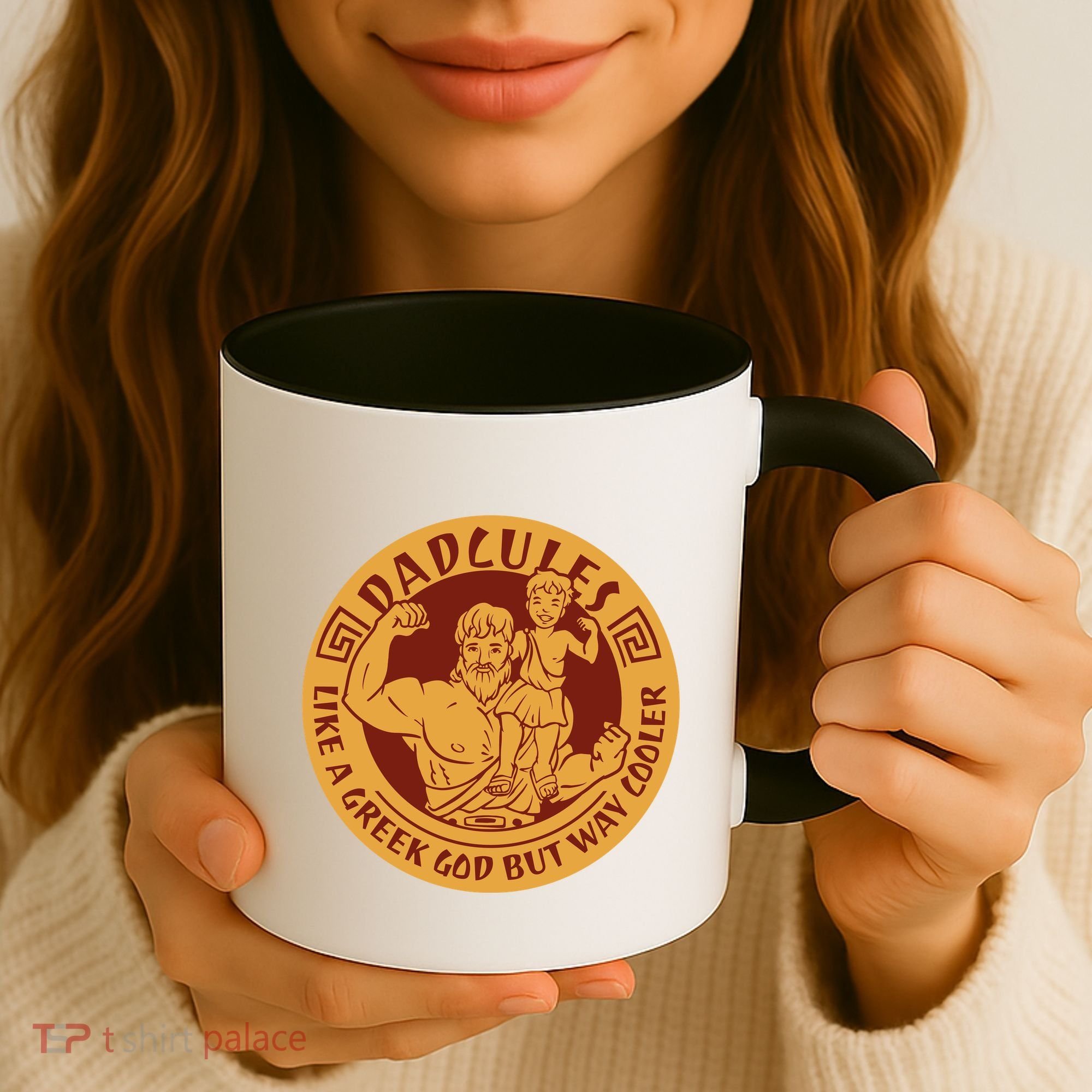 Dadcules Like A Greek God But Way Cooler Father's Day Coffee Mug