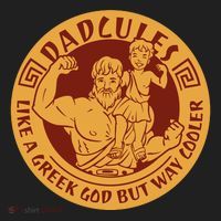 Dadcules Like A Greek God But Way Cooler Father's Day Beanie thumb 2