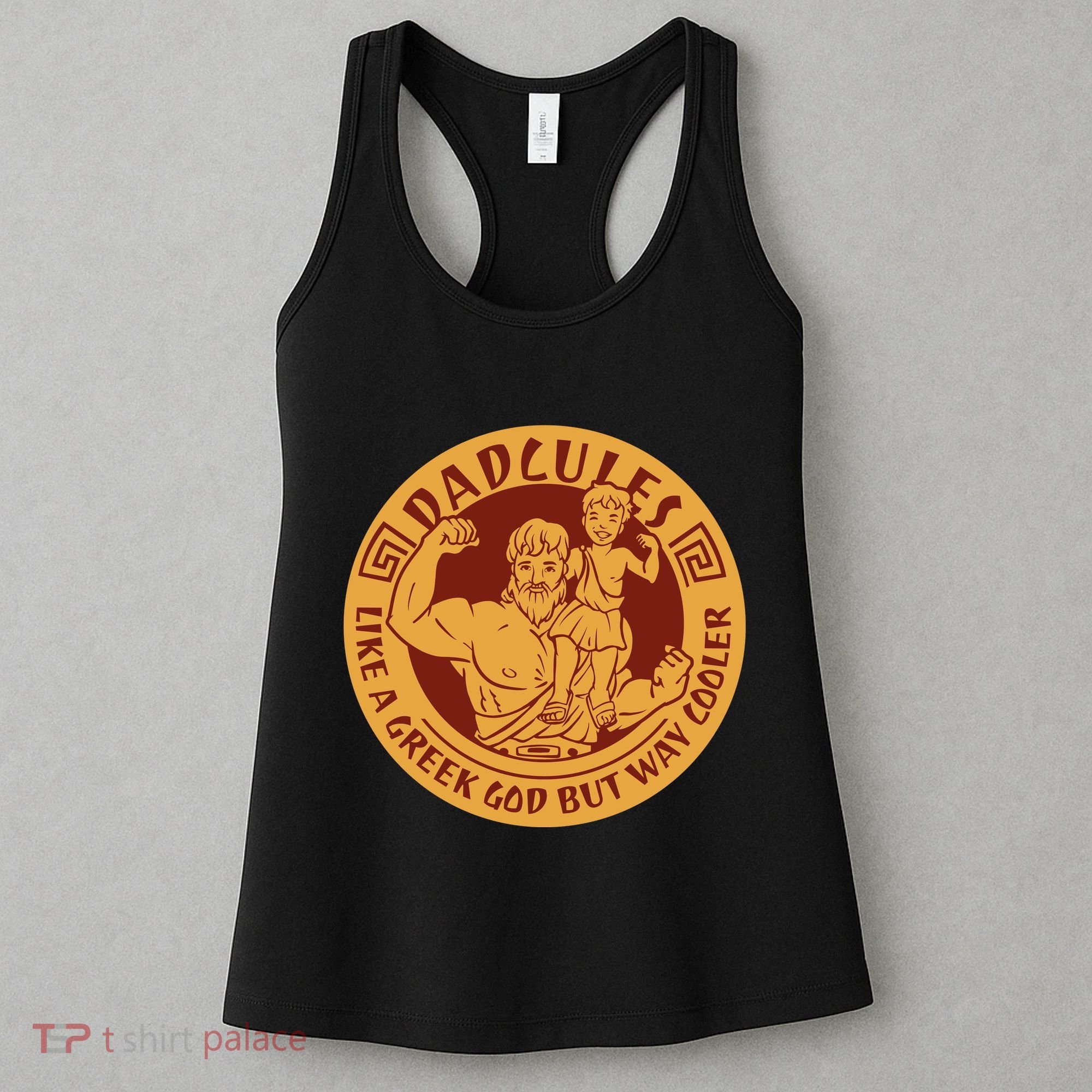 Dadcules Like A Greek God But Way Cooler Father's Day Women's Tank Top