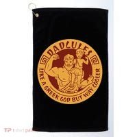 Dadcules Like A Greek God But Way Cooler Father's Day Golf Towel thumb 0