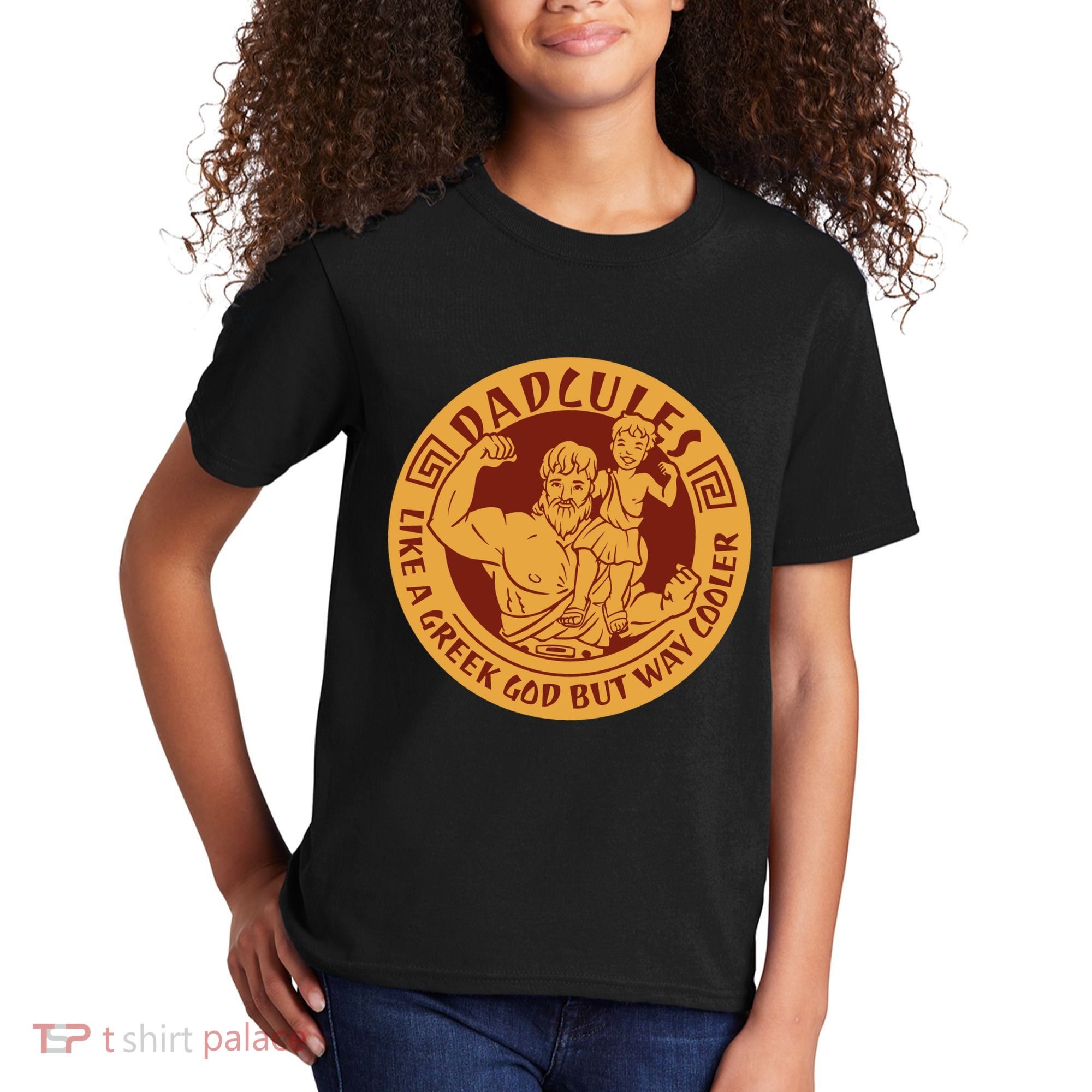 Dadcules Like A Greek God But Way Cooler Father's Day Kids T-Shirt