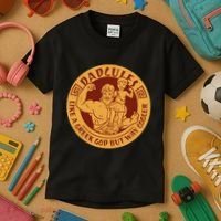 Dadcules Like A Greek God But Way Cooler Father's Day Kids T-Shirt thumb 3