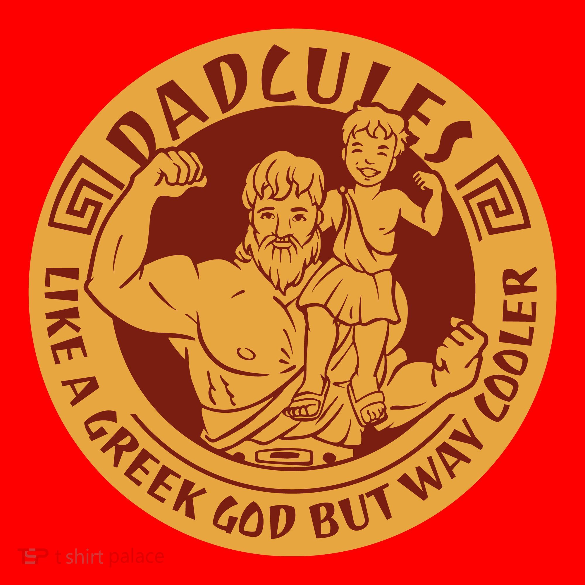 Dadcules Like A Greek God But Way Cooler Father's Day Santa Hat