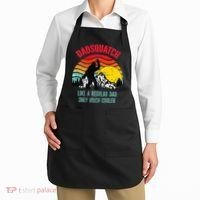 Dadsquatch Like A Regular Dad Only Much Cooler Big Foot Premium Apron thumb 2