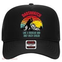 Dadsquatch Like A Regular Dad Only Much Cooler Big Foot Premium Hat thumb 0