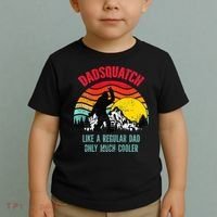 Dadsquatch Like A Regular Dad Only Much Cooler Big Foot Premium Toddler T-Shirt thumb 2