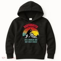 Dadsquatch Like A Regular Dad Only Much Cooler Big Foot Premium Kids Hoodie thumb 0