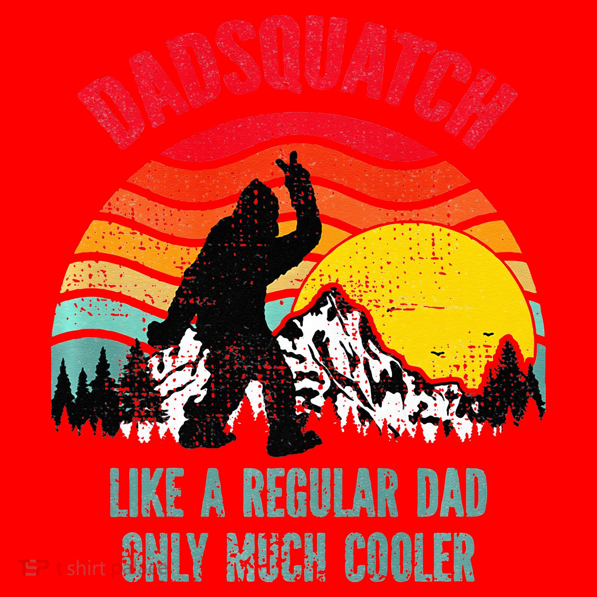 Dadsquatch Like A Regular Dad Only Much Cooler Big Foot Premium Santa Hat