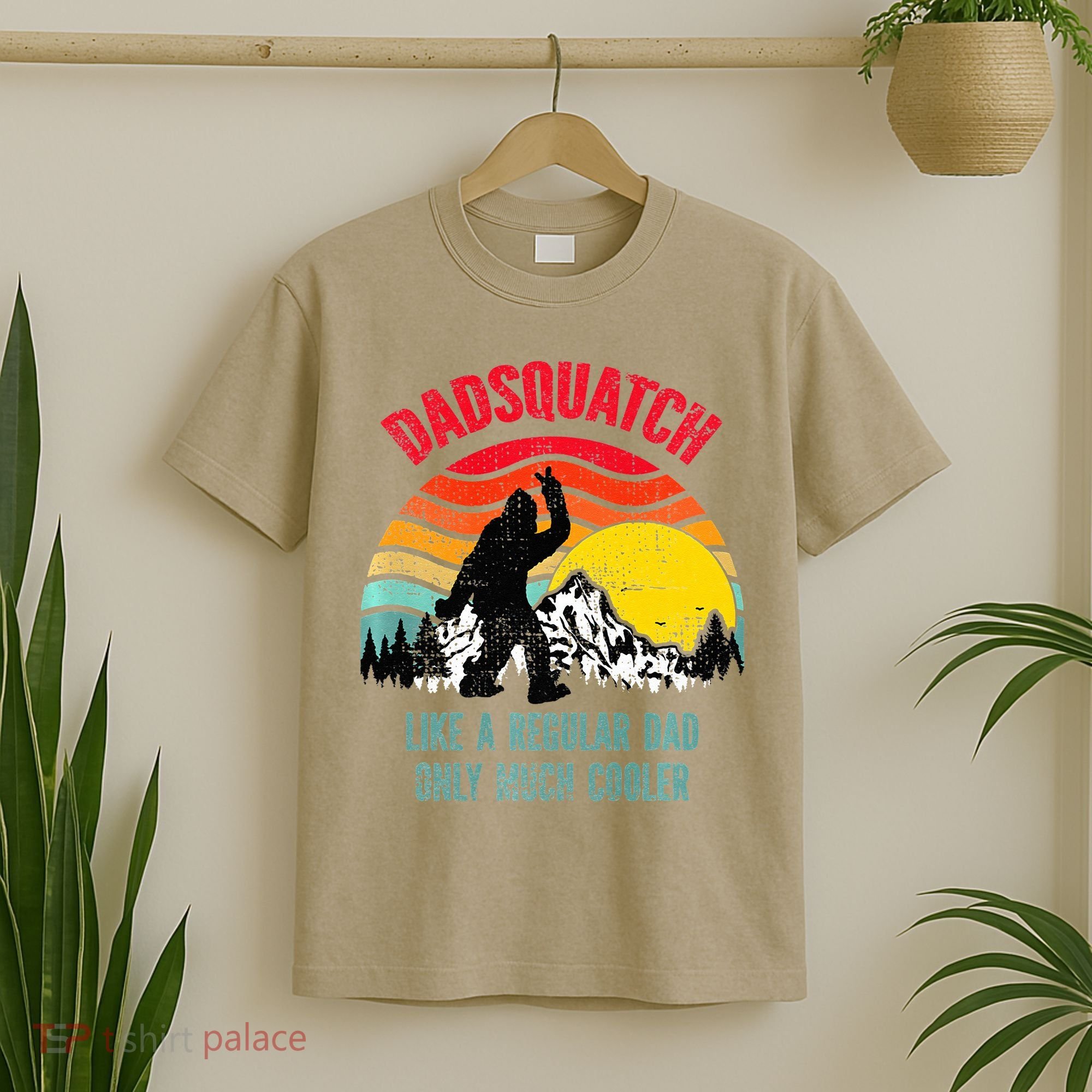 Dadsquatch Like A Regular Dad Only Much Cooler Big Foot Premium T-Shirt