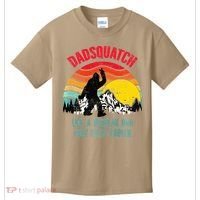 Dadsquatch Like A Regular Dad Only Much Cooler Big Foot Premium Kids T-Shirt thumb 0