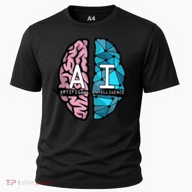 Deep Learning Artificial Intelligence Artificial Brain Gift Cooling Performance Crew T-Shirt