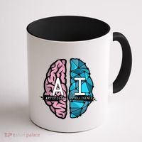 Deep Learning Artificial Intelligence Artificial Brain Gift Coffee Mug thumb 1
