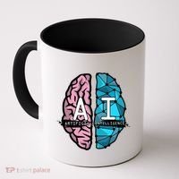 Deep Learning Artificial Intelligence Artificial Brain Gift Coffee Mug thumb 0