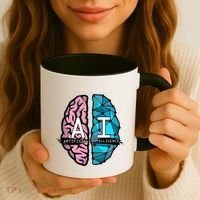 Deep Learning Artificial Intelligence Artificial Brain Gift Coffee Mug thumb 3
