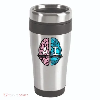 Deep Learning Artificial Intelligence Artificial Brain Gift 16oz Travel Tumbler