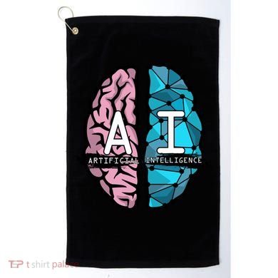 Deep Learning Artificial Intelligence Artificial Brain Gift Golf Towel