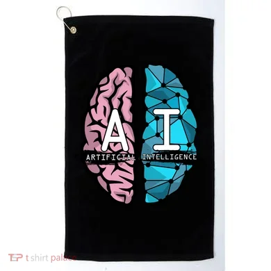 Deep Learning Artificial Intelligence Artificial Brain Gift Golf Towel