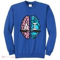 Deep Learning Artificial Intelligence Artificial Brain Gift Sweatshirt thumb 0