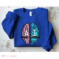 Deep Learning Artificial Intelligence Artificial Brain Gift Sweatshirt thumb 2