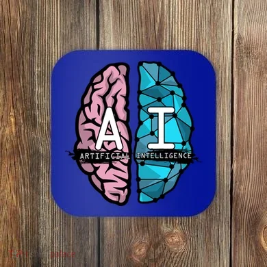 Deep Learning Artificial Intelligence Artificial Brain Gift Coaster