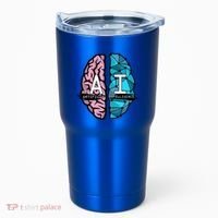 Deep Learning Artificial Intelligence Artificial Brain Gift Tumbler thumb 0