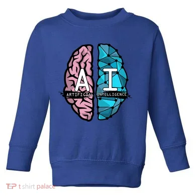 Deep Learning Artificial Intelligence Artificial Brain Gift Toddler Sweatshirt