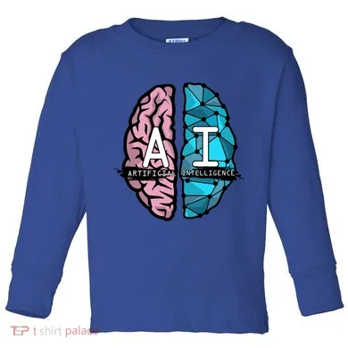 Deep Learning Artificial Intelligence Artificial Brain Gift Toddler Long Sleeve