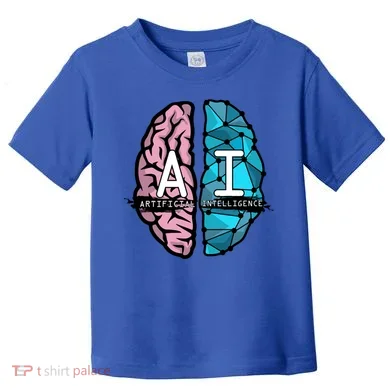 Deep Learning Artificial Intelligence Artificial Brain Gift Toddler T-Shirt