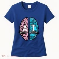 Deep Learning Artificial Intelligence Artificial Brain Gift Women's T-Shirt thumb 0