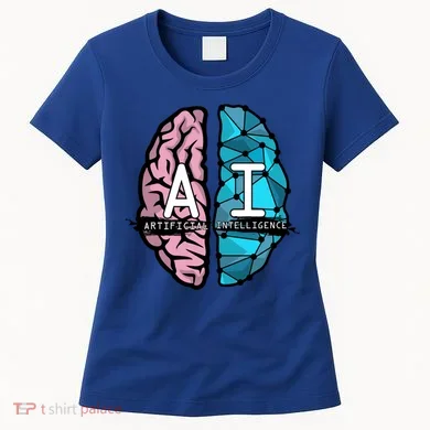 Deep Learning Artificial Intelligence Artificial Brain Gift Women's T-Shirt