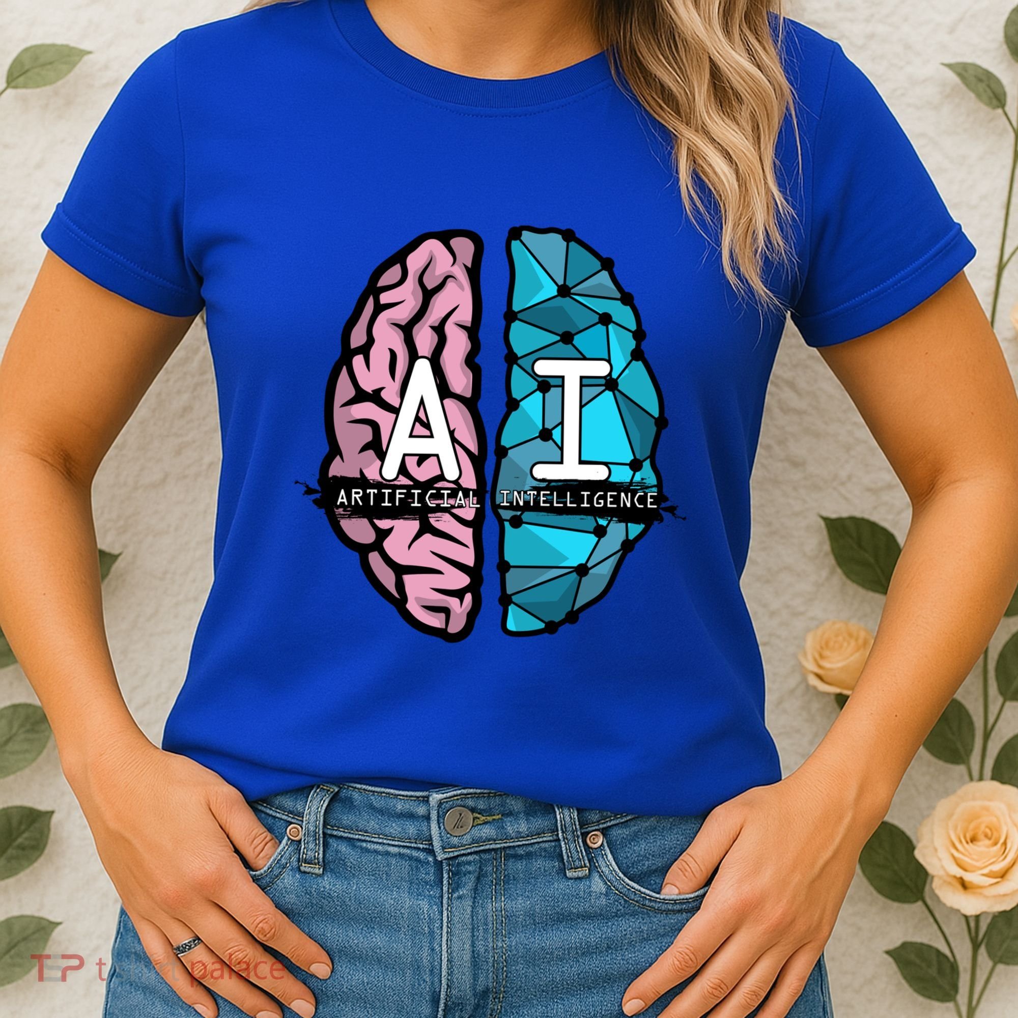 Deep Learning Artificial Intelligence Artificial Brain Gift Women's T-Shirt