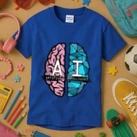 Deep Learning Artificial Intelligence Artificial Brain Gift Kids T-Shirt thumb 3