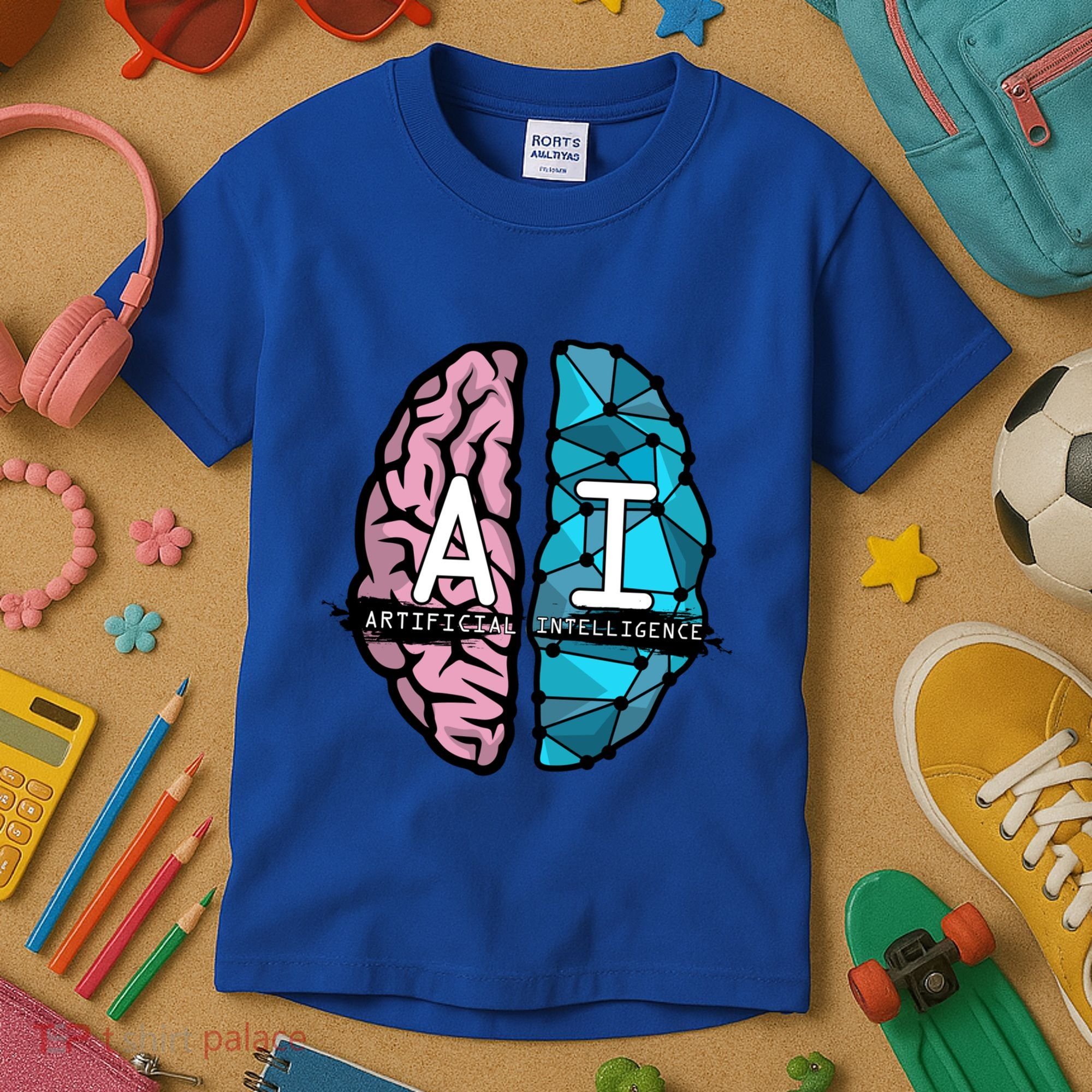 Deep Learning Artificial Intelligence Artificial Brain Gift Kids T-Shirt