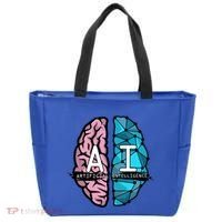 Deep Learning Artificial Intelligence Artificial Brain Gift Tote Bag thumb 0