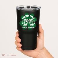 Drink Like A Gallagher Saint Patrick's Day Irish Tumbler thumb 2