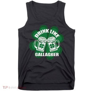 Drink Like A Gallagher Saint Patrick's Day Irish Tank Top