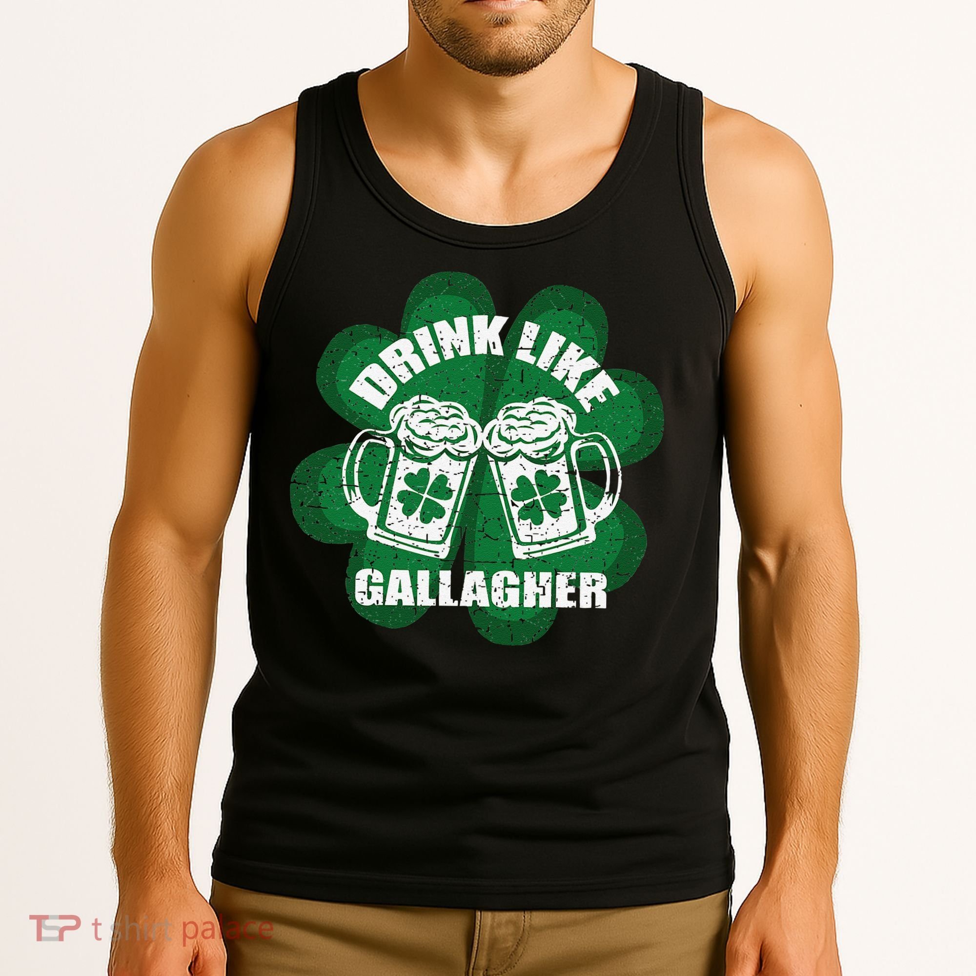 Drink Like A Gallagher Saint Patrick's Day Irish Tank Top