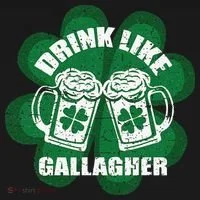 Drink Like A Gallagher Saint Patrick's Day Irish Kids Long Sleeve Shirt thumb 2