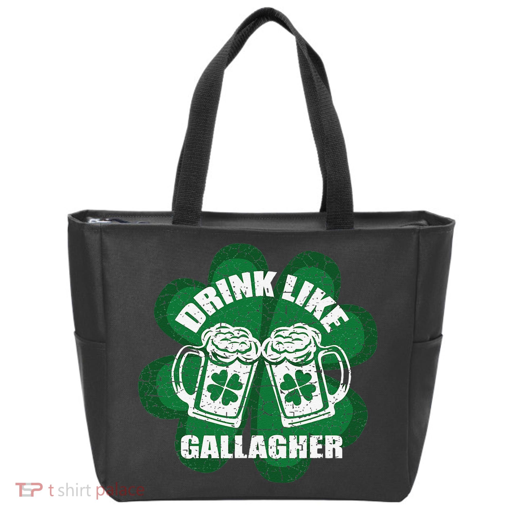 Drink Like A Gallagher Saint Patrick's Day Irish Tote Bag