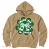 Drink Like A Gallagher Saint Patrick's Day Irish Hoodie thumb 0