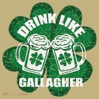 Drink Like A Gallagher Saint Patrick's Day Irish Hoodie thumb 2