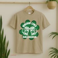 Drink Like A Gallagher Saint Patrick's Day Irish T-Shirt thumb 2