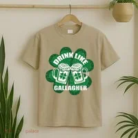 Drink Like A Gallagher Saint Patrick's Day Irish T-Shirt thumb 2