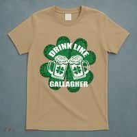 Drink Like A Gallagher Saint Patrick's Day Irish T-Shirt thumb 5