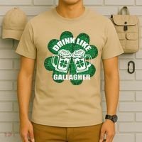 Drink Like A Gallagher Saint Patrick's Day Irish T-Shirt thumb 6