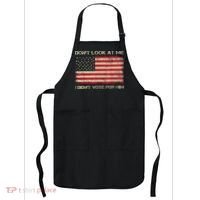 DonT Look At Me I DidnT Vote For Him Funny Us Flag Retro Apron thumb 0