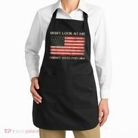 DonT Look At Me I DidnT Vote For Him Funny Us Flag Retro Apron thumb 2