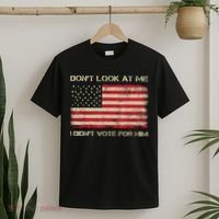DonT Look At Me I DidnT Vote For Him Funny Us Flag Retro T-Shirt thumb 2