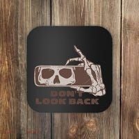 DonT Look Back Skeleton Car Mirror Transparent Coaster thumb 0