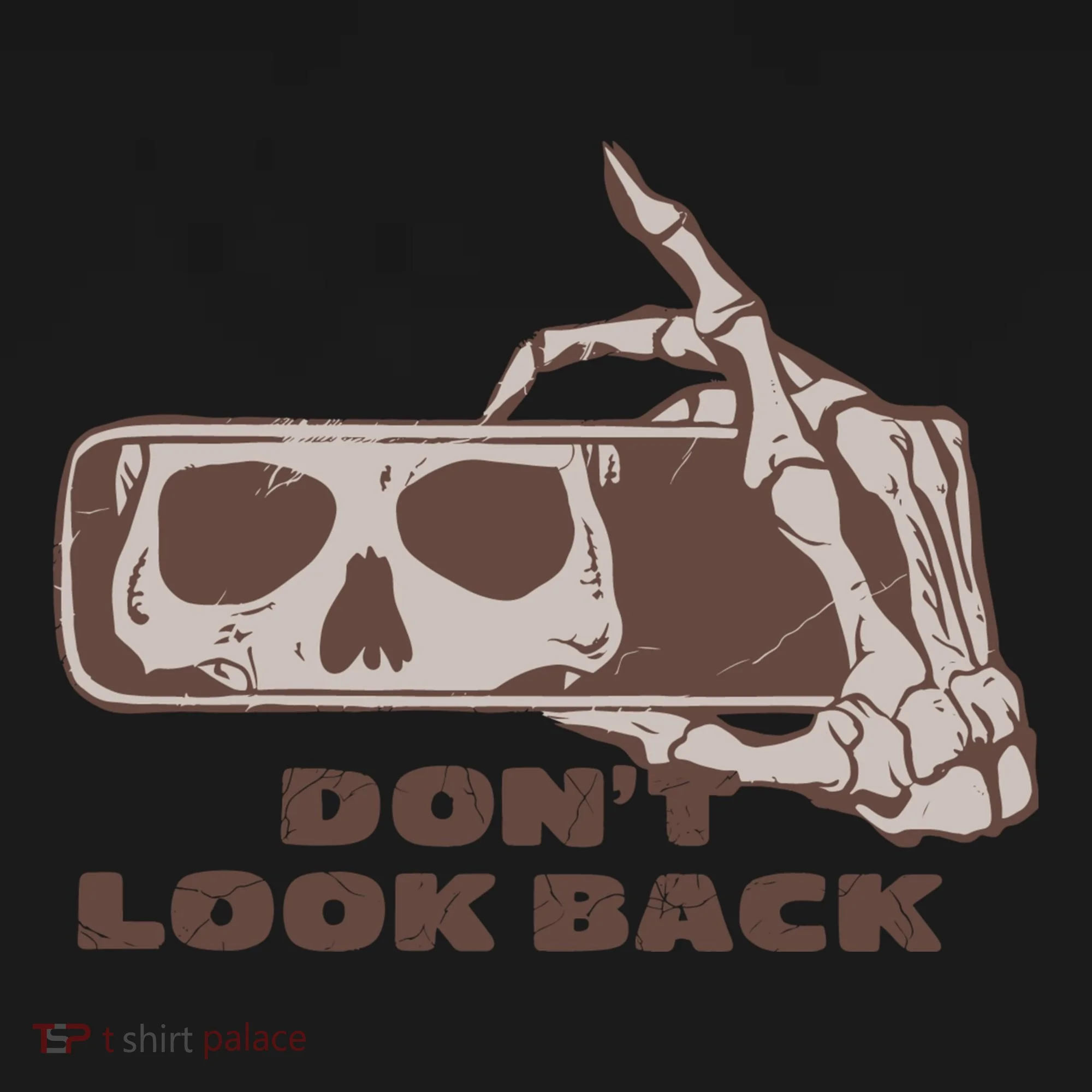 DonT Look Back Skeleton Car Mirror Transparent Toddler Hoodie